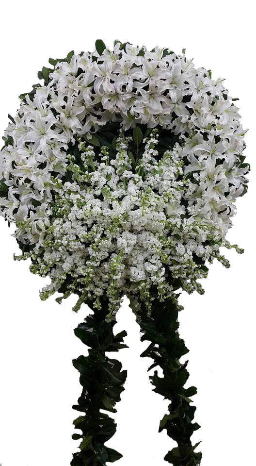 Flor blanca para funeral - Product image